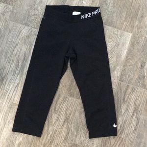 Nike Dri Fit Black Capri spandex leggings